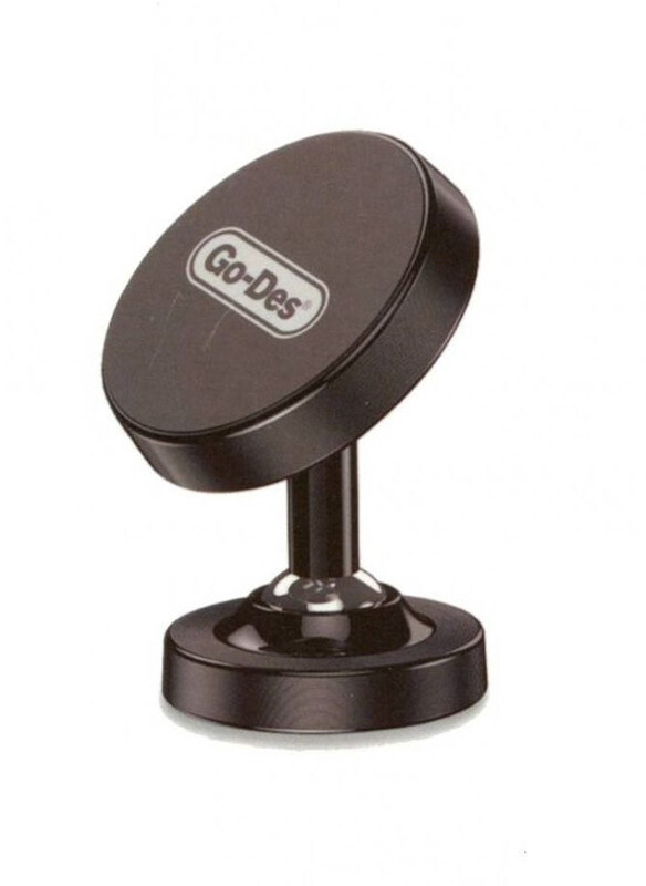 

Go-Des Adjustable Dashboard Magnetic Car Phone Holder, Black