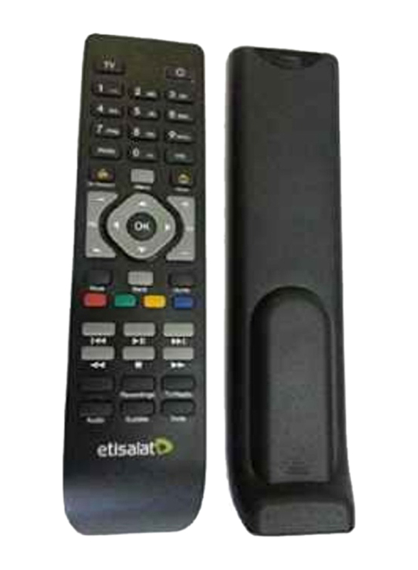 Etisalat Receiver Remote Control, Black