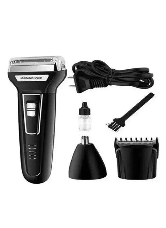 

Kemei 3-in-1 Portable EU Plug Electric Shaver for Men, KM-6558, Black