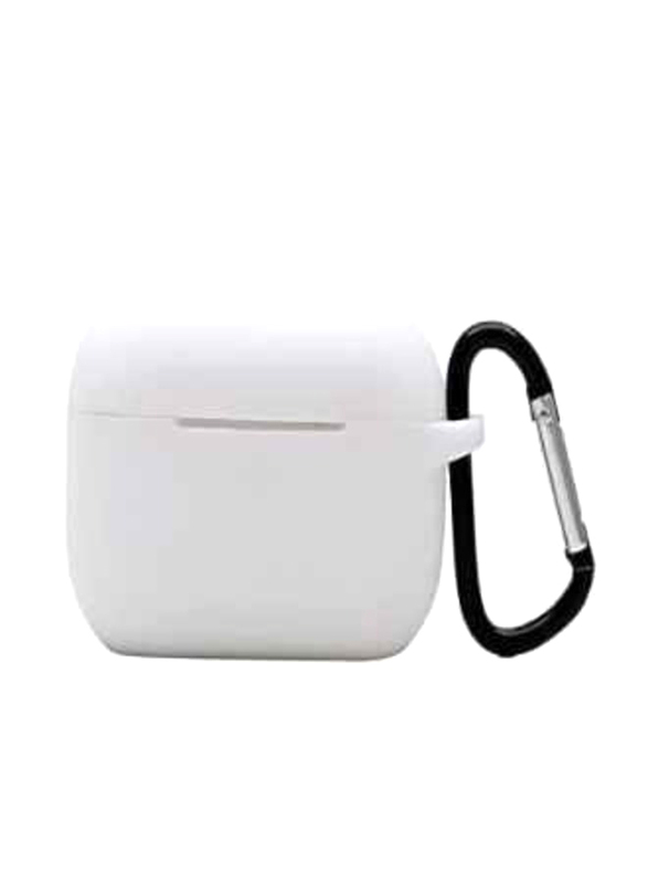 Apple AirPods 3 Protective Case Cover With Keychain & Lock, White