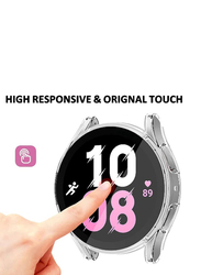 ZOOMEE Protective Ultra Thin Soft TPU Shockproof Case Cover for Samsung Galaxy Watch 4 44mm, Clear