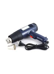 Professional Variable Temperature Control Heat Gun With Accessories, Black