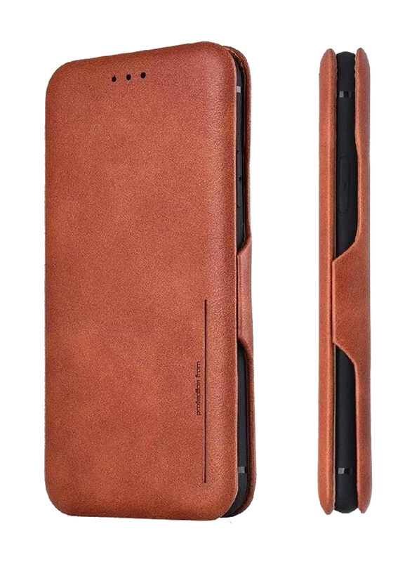 

Generic Samsung Galaxy A23 4g/5g Protective Smart PU Leather Card Holder with Auto Magnetic Closure Mobile Phone Case Cover, Brown