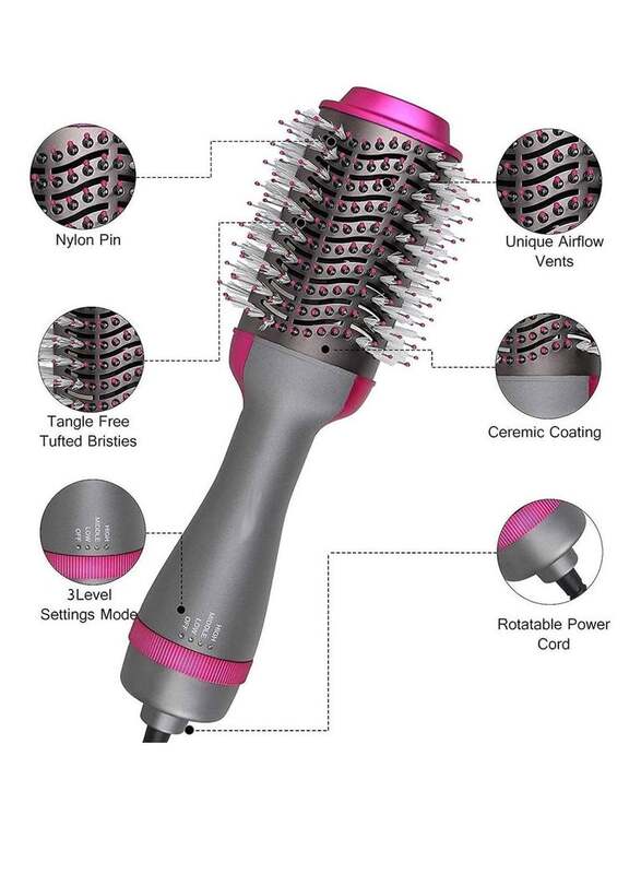 One Step Hair Dryer Brush Multifunctional Electric Hair Brush Dryer Ionic Hot Air Brush For All Type Damaged Hair