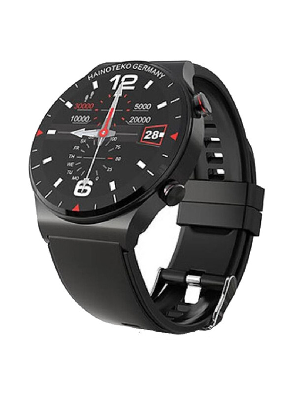 

Haino Teko Germany C5 Waterproof Heart Rate Monitor Bluetooth Smartwatch, Black