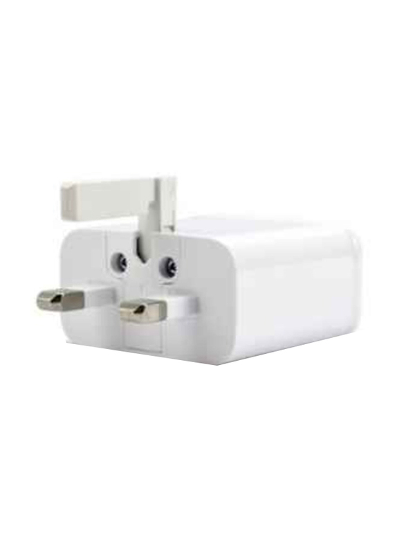 3 Pin Wall Charger, White