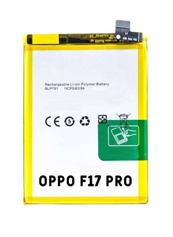 

Hyx Oppo F17 Pro Replacement High Quality Original Battery, White/Yellow