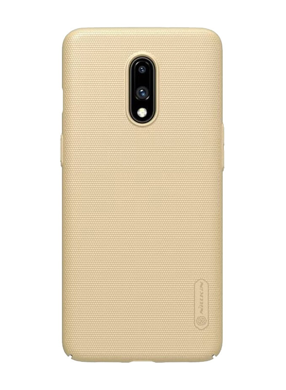 

Nillkin OnePlus 7 Super Frosted Shield Hard PC Back Mobile Phone Case Cover, Gold