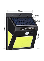 60 LED COB Motion Sensor Solar Light, Black