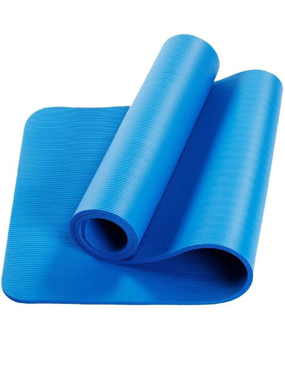 

Generic Extra Thick Non-Slip Yoga Mats For Fitness, Gym Exercise Pads Home Fitness, Blue