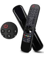 Replacement Remote Control For LG OLED TV Remote with Netflix Prime Video Disney+ LG Channels Buttons Black