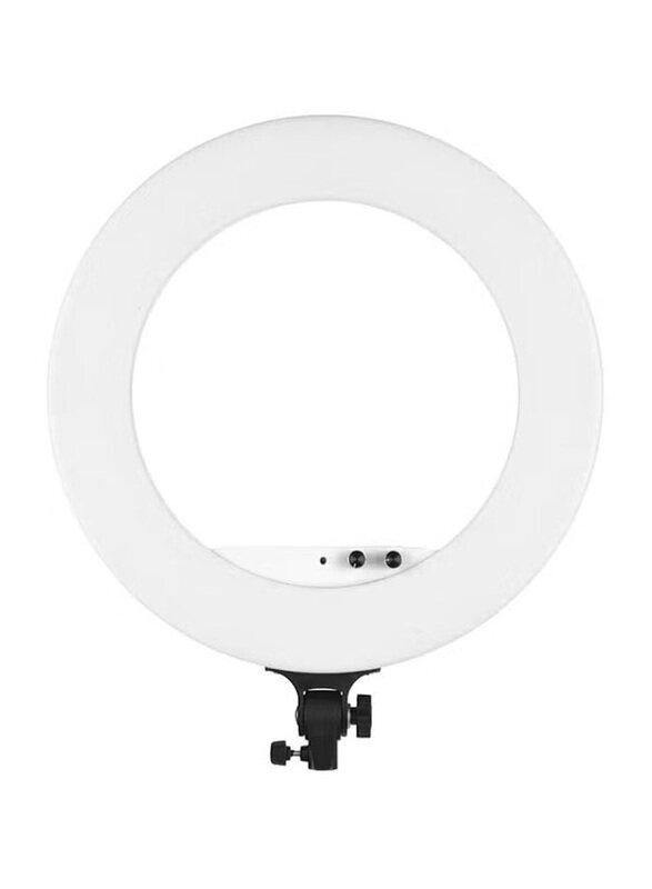 

Andoer LED Video Ring Light Fill In Lamp, White/Black