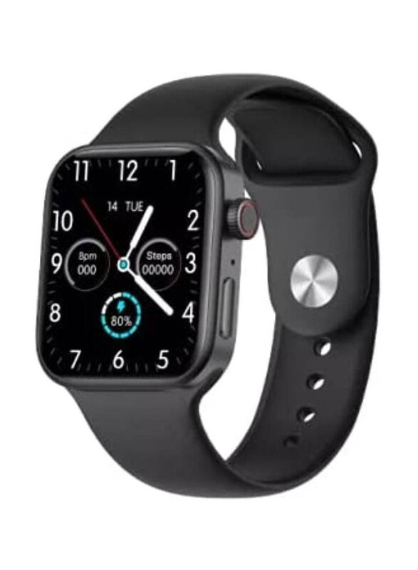 

Zoom Plus Smartwatch Fitness Tracker with Heart Rate Blood Pressure Oxygen Monitor IP67 Life Waterproof Health Smart Watch, Black
