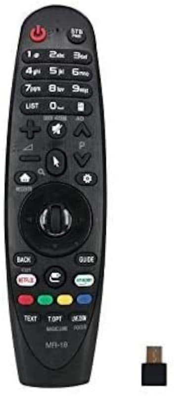 Nano Classic Replacement Universal Magic TV Remote Control for LG Smart TV without Voice Function, MR-18, Black