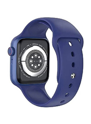 Hw22 Hd Touch Screen Heart Rate Sensor Waterproof 44mm Smartwatch, Blue
