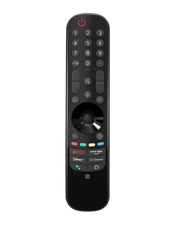 Replacement Voice Remote Control For LG Models, Netflix and Prime Video Hotkeys, Google/Alexa Black