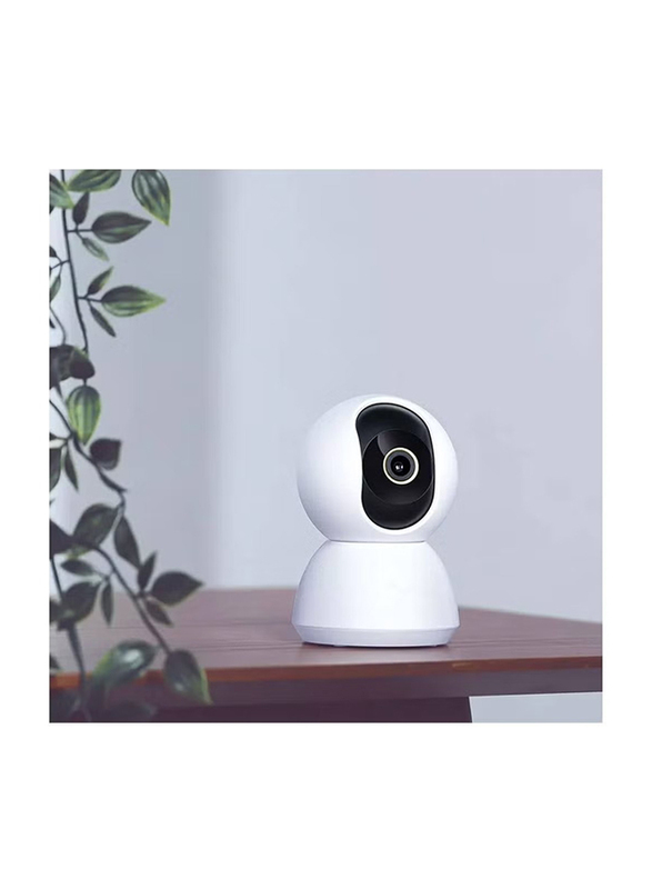 360 Degrees Home Security 2K Surveillance Camera, White