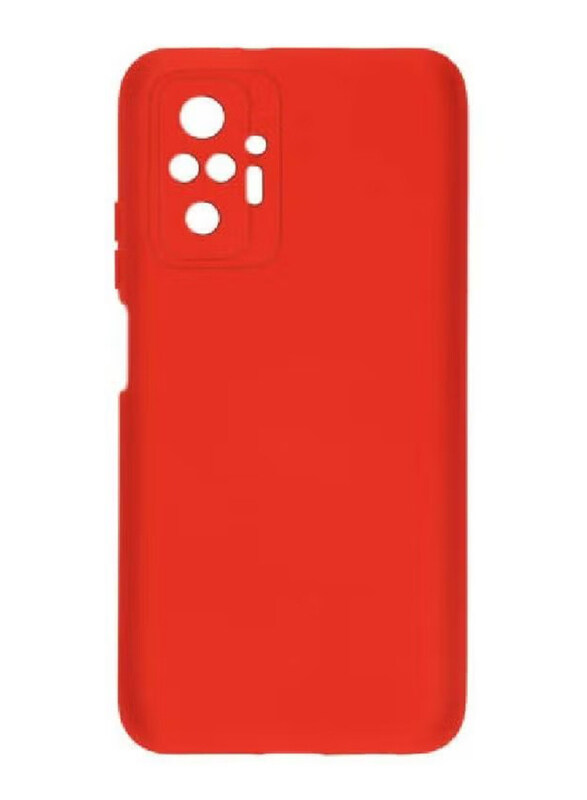 

Generic Samsung Note 10+ Soft Liquid Silicone Slim Gel Protective Mobile Phone Case Cover, Red