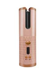 Rechargeable Wireless USB Automatic Hair Curler Rose Gold