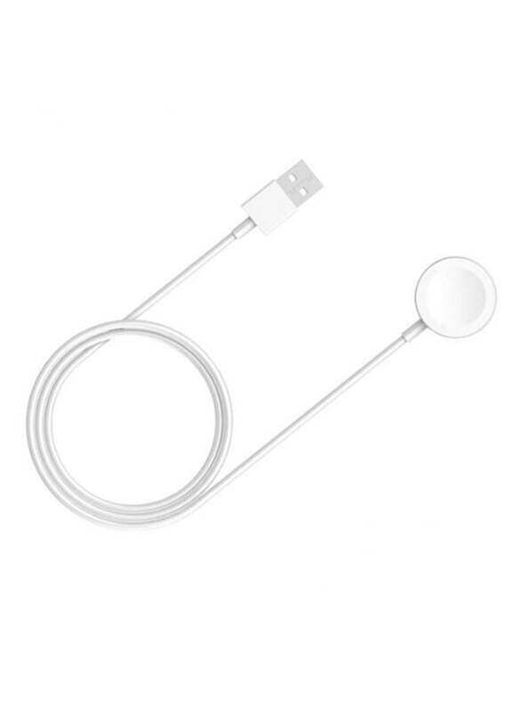 Wireless Magnetic Charging USB Cable Adapter For Smart Watch White