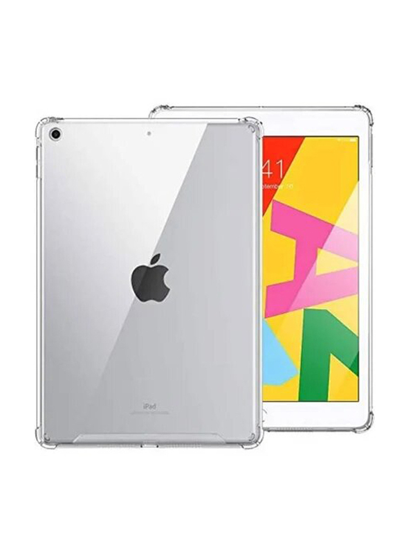 10.2-inch Apple iPad Protective Soft Silicone Mobile Phone Case Cover, Clear