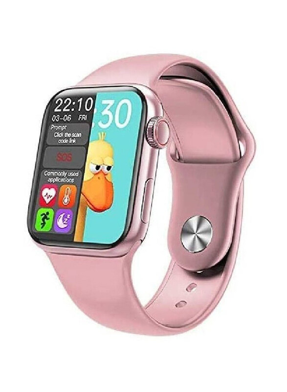 

Hw22 44mm Smart Watch HD Touch Screen 1.75'' BT Call Heart Rate Sensor Waterproof, Pink