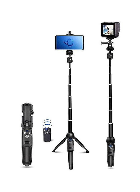 

Generic Extendable Selfie Stick Tripod, Black