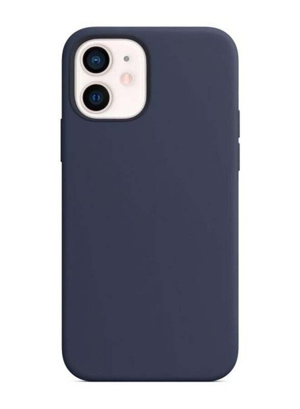 

Generic Apple iPhone 12 Pro Silicone Anti-Shock Mobile Phone Case Cover, Dark Blue