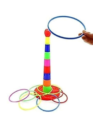 Colourful Plastic Sport Hoop Ring Throwing Toys Toss Ring Game Set