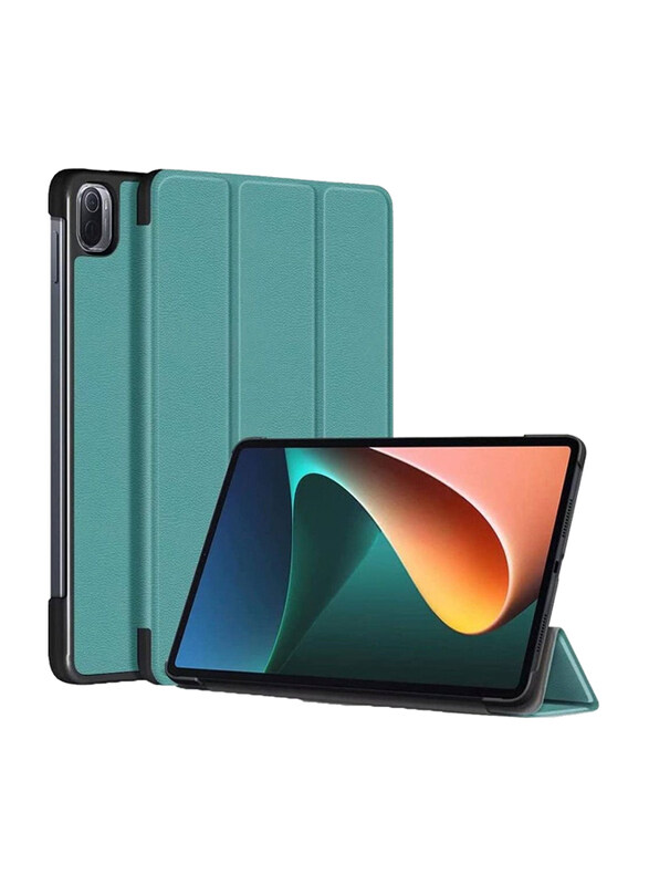 

Generic Xiaomi Mi Pad 5/Mi Pad 5 Pro Protective Stand Slim Lightweight Folio Hard Shell Tablet Case Cover, Green