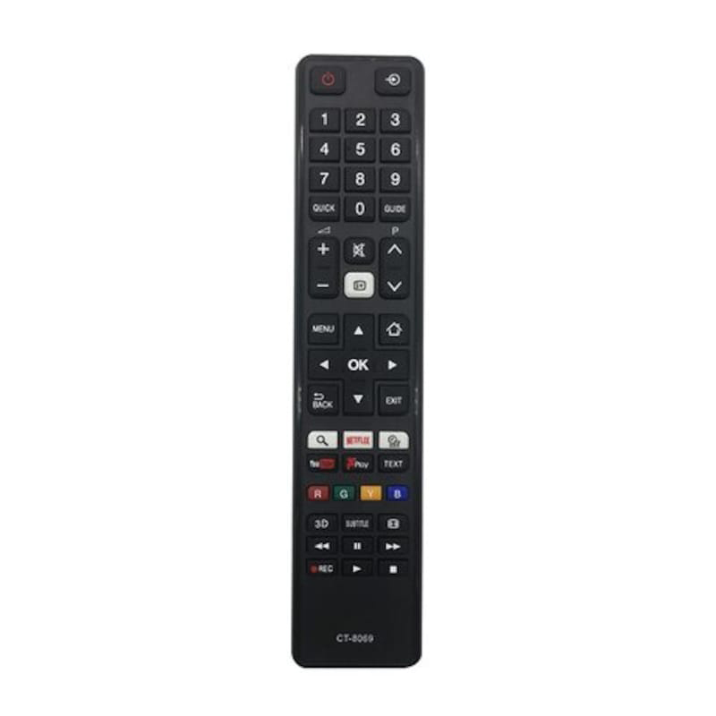Nano Classic Replacement TV Remote Control for Thoshiba LED/LCD Smart TV, CT8069, Black