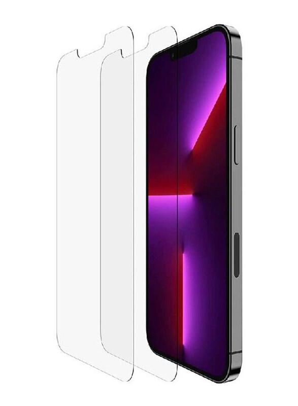 

Generic Apple iPhone 13 Tempered Glass Screen Protector, 2 Pieces, Clear