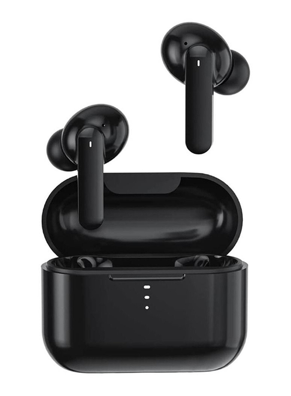 XiuWoo True Wireless Bluetooth in-Ear Noise Cancelling Waterproof Headphone with Deep Bass Touch Control and HIFI Stereo 30H Playtime, Black