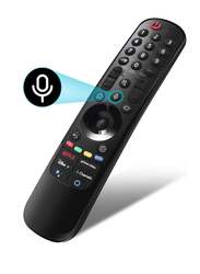 Replacement Voice Remote Control For LG LED OLED LCD 4K UHD Smart TV With Buttons For Netflix, Prime Video, Disney Plus, LG-Channels Button Black