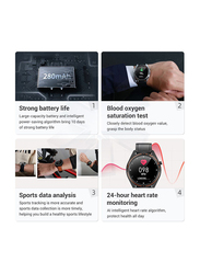 1.3-inch Full Touch HD Screen Smartwatch, Black