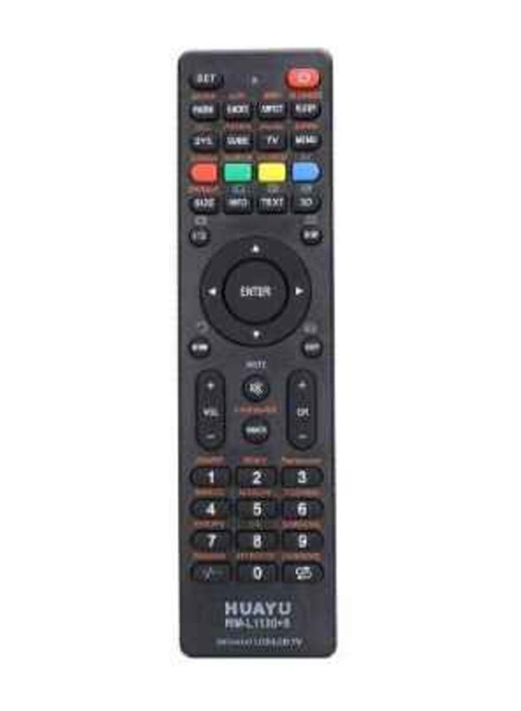 Huayu Universal LCD LED TV Control Remote, Black