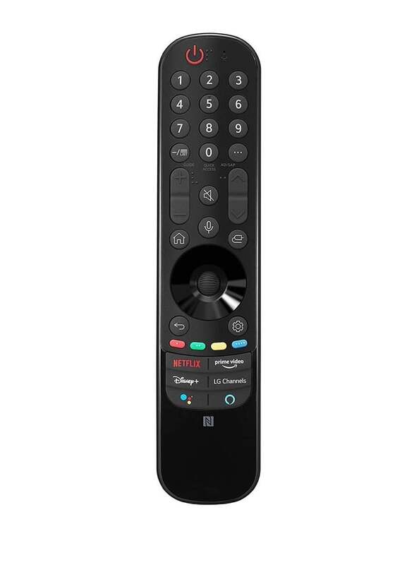 Replacement Voice Remote Control For LG Models, Netflix and Prime Video Hotkeys, Google/Alexa Black