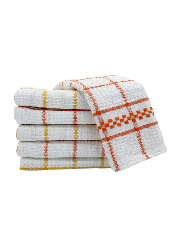 

1Chase 6-Piece 100% Cotton Premium Kitchen Towels, Multicolour