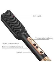 Professional Hair Straightening Comb Brush Glam look For Women SK-1008