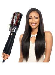 Professional 3 in 1 Steam Hair Dryer Brush With Infrared Light And Steam Spray Hot Air Comb