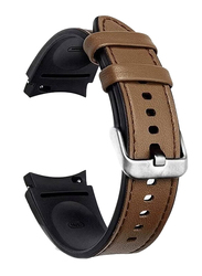 Replacement Leather Band For Samsung Galaxy Watch 4, Brown