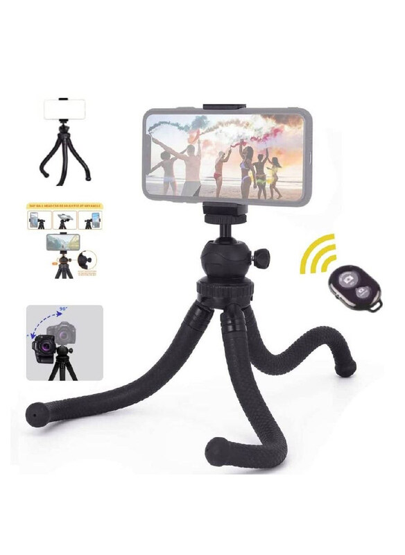 

Generic Universal Flexible Octopus Tripod Stand, Black