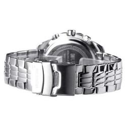 Curren Analog Watch for Men with Stainless Steel Band, Water Resistant, 8077, Silver-Black
