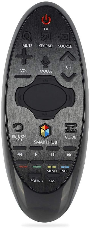 Nano Classic TV Remote Control for Samsung LCD/LED Smart Touch 3D TV, SR-7557, Black