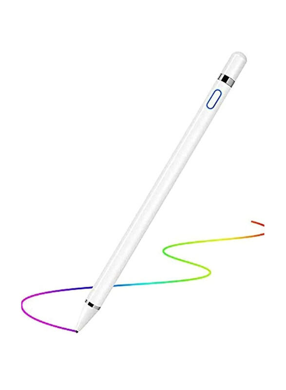 

Generic Stylus Rechargeable Pen for Touch Screens Android/iOS, White