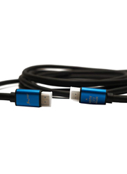 Jbq 2-Meter UHD HDMI Cable, Premium High-Speed HDMI to HDMI for Display Devices, Black/Blue