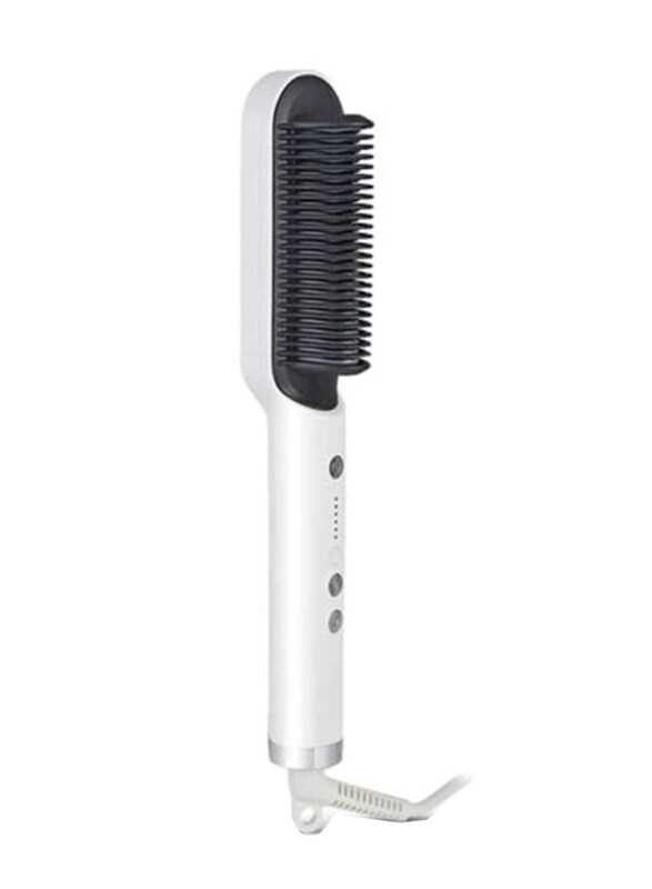 

K-Skin Electric PTC Heating Ceramic Straight Hair Comb Brush, Kd380, White