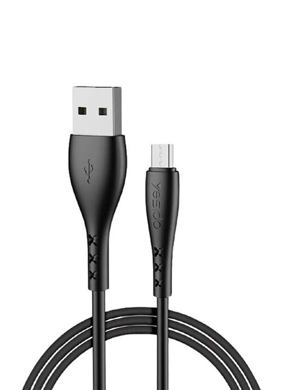 Yesido 1.2-Meters Micro USB Cable, Micro USB Male to USB Type A Male Cable, Black