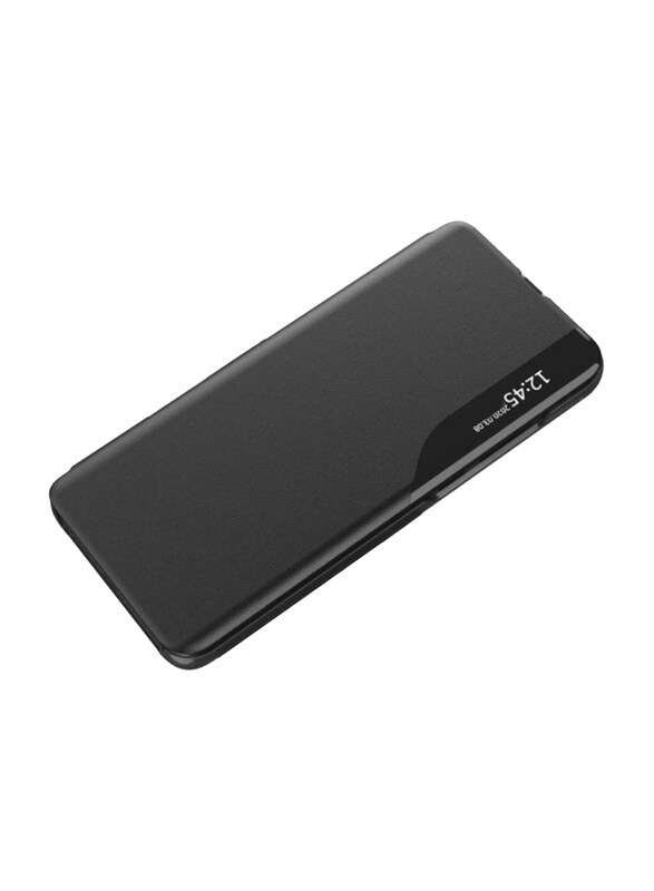 

Generic OPPO Reno 8 Lite Protective View Flip Mobile Phone Case Cover, Black