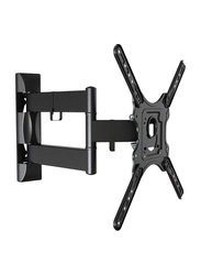 TV Wall Mount Bracket With Full Motion Swing Out Tilt for 32-58 Inches LED/LCD/OLED Plasma Flat Screen Monitor, Black